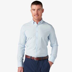 Mizzen+Main Men's Leeward Button Up Dress Shirt Size Medium